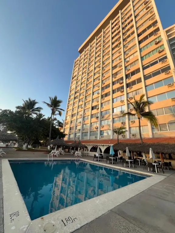 Islas del Sol hotel and pool in Mazatlán